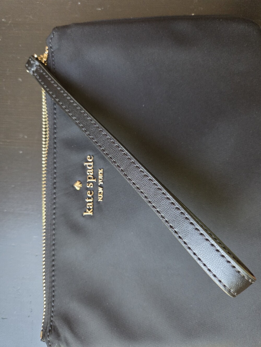 Kate Spade Nylon Wristlet Clutch Black - Picture 3 of 9